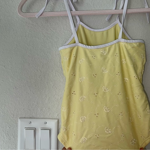 Like New Yellow Eyelet Jacks One Piece - Picture 4 of 4